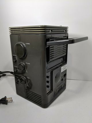 Vintage Sony Mega Watchman FD - 500 B&W TV Am/Fm Receiver Retro Travel 6
