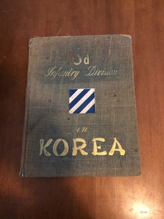 3d Infantry Division In Korea War 1953 First Edition Book Toppan Printing Tokyo