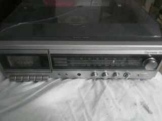 Realistic Clarinette 121,  Am Fm Receiver,  Tape,  Turntable,  With Microphone.