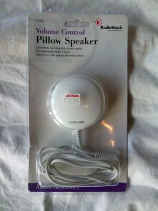 Vintage Radioshack Pillow Speaker With Volume Control 33 - 209