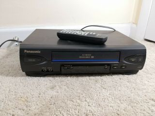 Panasonic Pv - V4022 - A 4 Head Omnivision Vhs Vcr Player Great