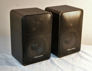Realistic Minimus 77 Die Cast Speakers 55 Watt Black Tt
