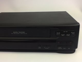 Symphonic VCR SV211E VHS Player Recorder with Blank Tape - 3