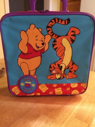 Vintage Walt Disney Children’s Winnie The Pooh Suitcase 12x12x5 Gently