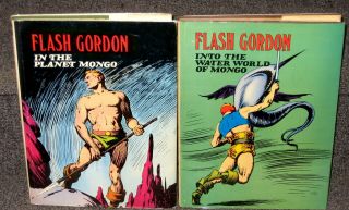 Flash Gordon In The Planet Mongo & Into The Water World Of Mongo 2 Vols 1st W Dj
