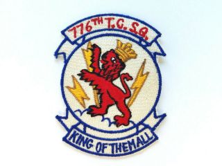 U.  S.  Air Force Vintage Vietnam Patches 776th Tactical Squadron King Of Them All