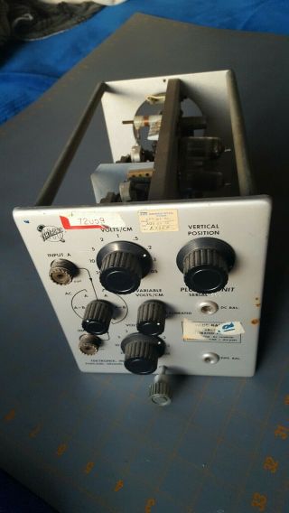 Vintage Oscilloscope Tektronix Tube Plug - In Unit Type 53g Wide Band Differential
