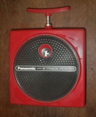 Red Panasonic Rq - 830s Dynamite Tnt 8 Track Player