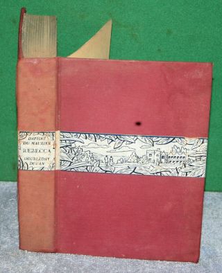Vintage Book - Rebecca By Daphne Du Maurier 1938 Doubleday,  Doran