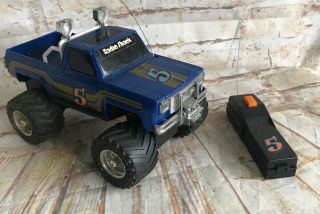 Vintage 1980’s Radio Shack Rc Chevy Monster 4wd Truck Mighty Wheels L@@k