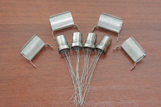 Matched 4 X 6s51n - V / 7586 Russian Nuvistor Triode 70’s Nos,  4 Holder - Radiator