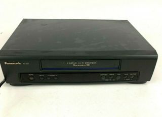 Panasonic Pv - 7450 Vcr Vhs Player/recorder Great No Remote 4 Head