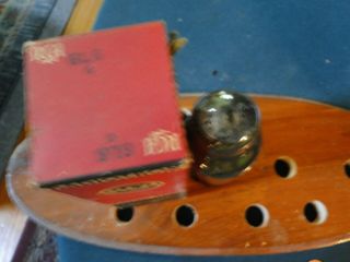 RCA 6L6G SMOKED GLASS - TESTS STRONG - & BOX - DATED 
