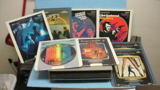 Vintage Rca Selectavision Ced Video Disc Player Sjt - 100 Parts