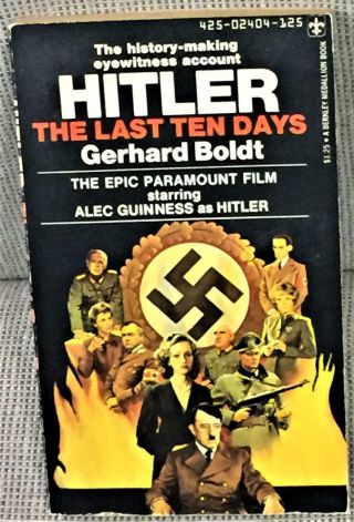 Gerhard Boldt / Hitler The Last Ten Days 1973