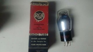Vintage Rca Radiotron 71a Vacuum Tube Nos W/box