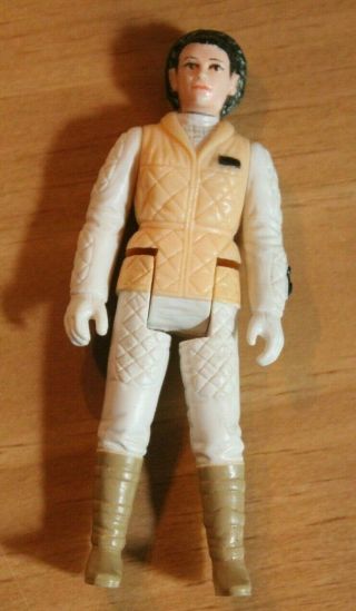 1980 Hoth Princess Leia Vintage Kenner Star Wars 3.  75 " Inch Loose Outfit