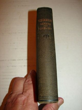 Testament - Greek In English & German 1905 American Bible Society