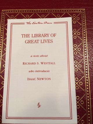 Easton Press In The Presence of the Creator Isaac Newton and His Times 1984 4