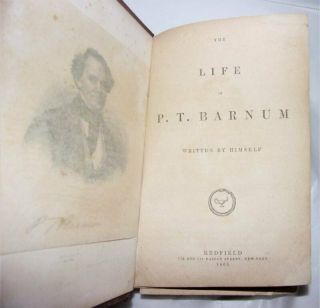 1855 THE LIFE of P.  T.  BARNUM WRITTEN by HIMSELF - 2