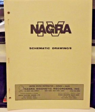 Nagra Kudelski Iv Schematic Drawings - - April 1971 - 26 Pages