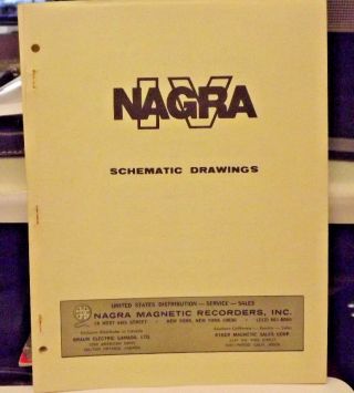 NAGRA KUDELSKI IV SCHEMATIC DRAWINGS - - APRIL 1971 - 26 PAGES 3