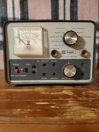 Knight Ten - 2 Cb Checker Vintage Tester Citizens Band Radio