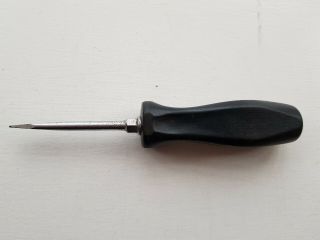 Vintage Snap - On Flat Head Screwdriver SDD2 Black Handle 2
