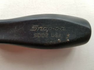 Vintage Snap - On Flat Head Screwdriver SDD2 Black Handle 3
