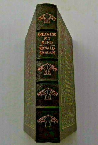 Ronald Reagan Speaking My Mind,  Selected Speeches,  Easton Press Leather 5