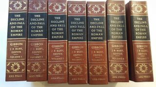 The Decline And Fall Of The Roman Empire Complete 7 Volumes Edward Gibbon