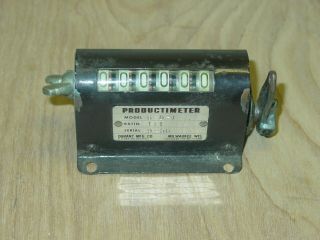 Vintage Durant Mfg.  Model 6 - D - 1 Counter 1:1 Ratio Productimeter Milwaukee Wi
