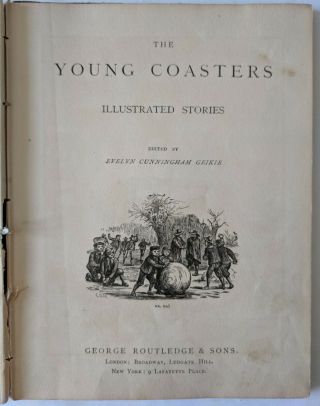 Victorian Children ' s Book 1882 The Young Coasters 4
