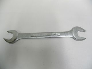 Vintage Craftsman " V " Series 44586 1 - 1/16 " & 1 - 1/8 " Open End Wrench (a5)