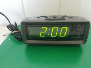 Vintage Lenoxx Sound Model Cr - 776 Am/fm Alarm Clock Radio Large Led Display