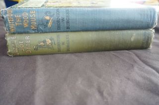 Thornton W.  Burgess - Whitefoot the Wood Mouse,  Little Joe Otter 1922 - 25 1st Ed. 2