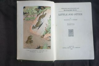 Thornton W.  Burgess - Whitefoot the Wood Mouse,  Little Joe Otter 1922 - 25 1st Ed. 8
