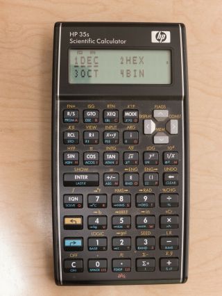 Hp 35s Scientific Calculator,  User 