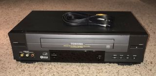 Toshiba W - 528 4 Head Vcr Vhs Player Recorder And