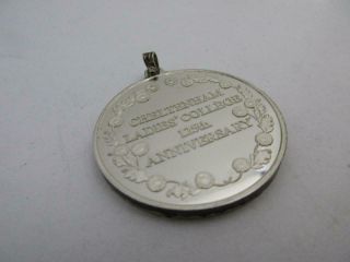 Vintage 125th Anniversary Cheltenham Ladies College 1854 - 1979 Silver Medal K33