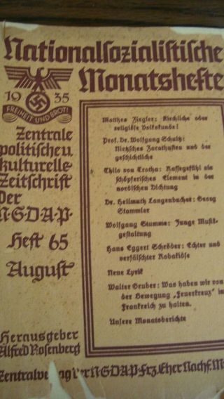 GERMANY OF 5 CATALOGS Pre WWII HEFT65 - 1935 - HEFT6 - 12 - 31 - 43,  35 30 31 32 &33 5