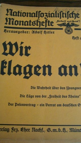 GERMANY OF 5 CATALOGS Pre WWII HEFT65 - 1935 - HEFT6 - 12 - 31 - 43,  35 30 31 32 &33 7