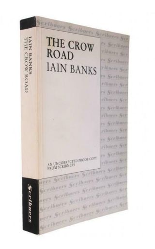 Iain Banks - The Crow Road - Scribners,  1992,  Uk Proof Edition…