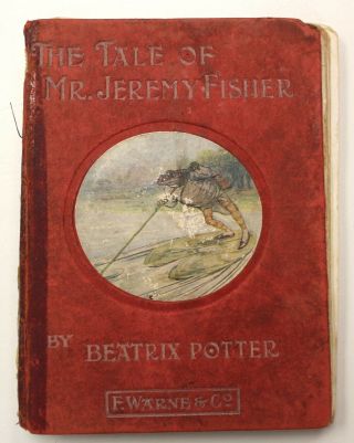 Vintage The Tale Of Mr.  Jeremy Fisher By Beatrix Potter 1906 - Hardback - A07