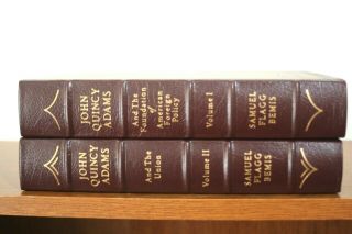 Easton Press Library Of The Presidents John Quincy Adams 2 Vol.  Set