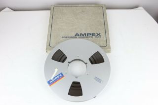 Ampex 456 Grand Master 10.  5” Metal Reel With 1/2 " Tape -