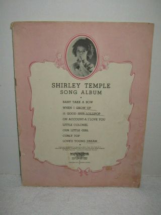1930S SHIRLEY TEMPLE BOOKS - - - SONG ALBUM,  LIFE IN PICTURES,  5 BOOKS ABOUT ME 2