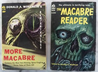 The Macabre Reader 1959 Ace D - 353 Donald A.  Wollheim & More Macabre D - 508