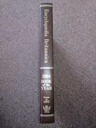 1984 Encyclopaedia Britannica - Year Book - Events Of 1983 Perfect Gift