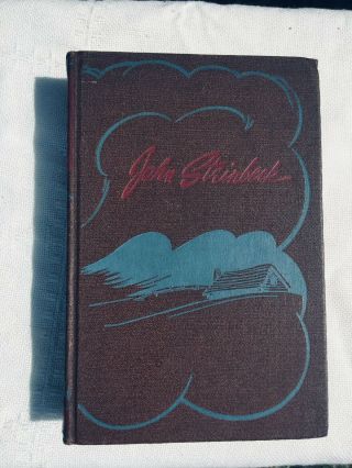 John Steinbeck The Moon is Down Tortilla Flat Hardcover Set Collier Vintage Book 2